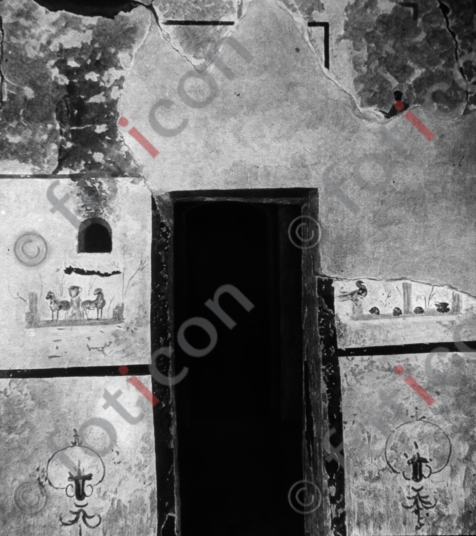 Lucina-Gruft | Lucina tomb - Foto foticon-simon-107-017-sw.jpg | foticon.de - Bilddatenbank für Motive aus Geschichte und Kultur